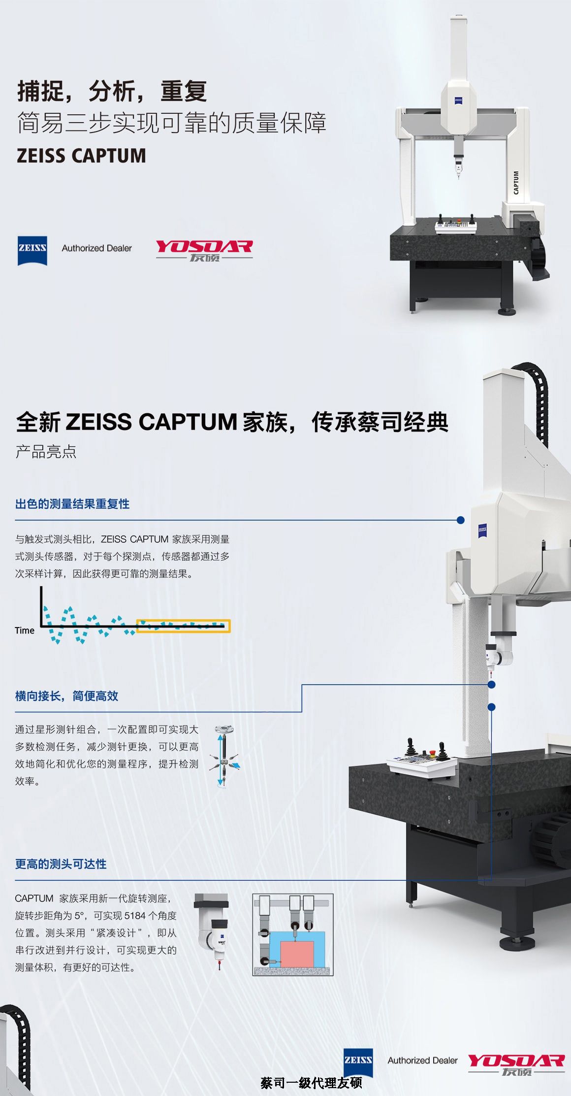 舟山蔡司三坐标CAPTUM